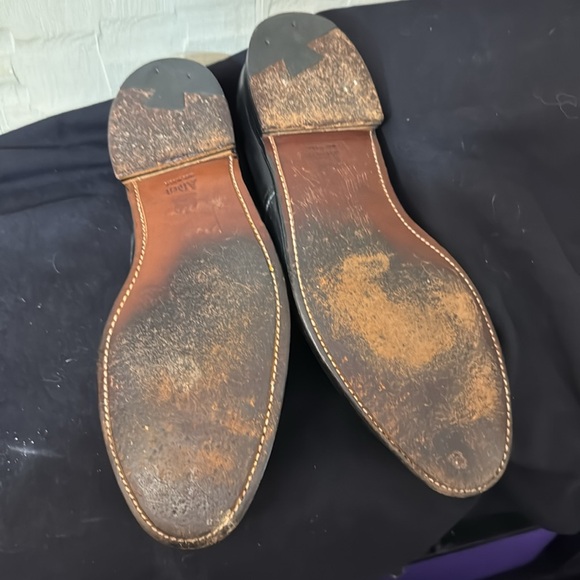 Alden 9271F Black Calfskin Plain Toe Doversize 12 - Picture 5 of 6